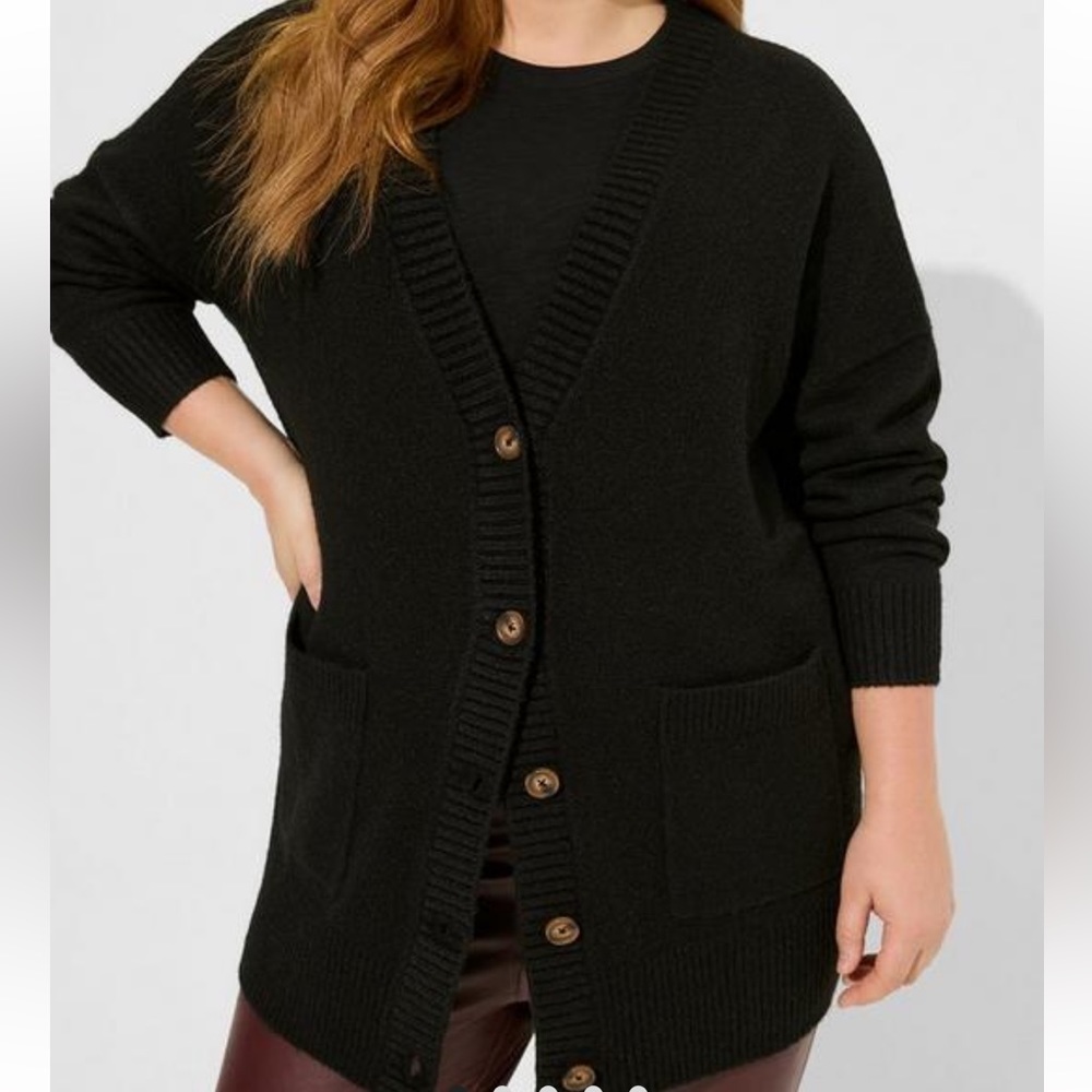 NWOT Torrid Vegan Cashmere Boyfriend Sweater